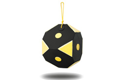 CUBE POLIMIX BLACK-YELLOW VAR.5